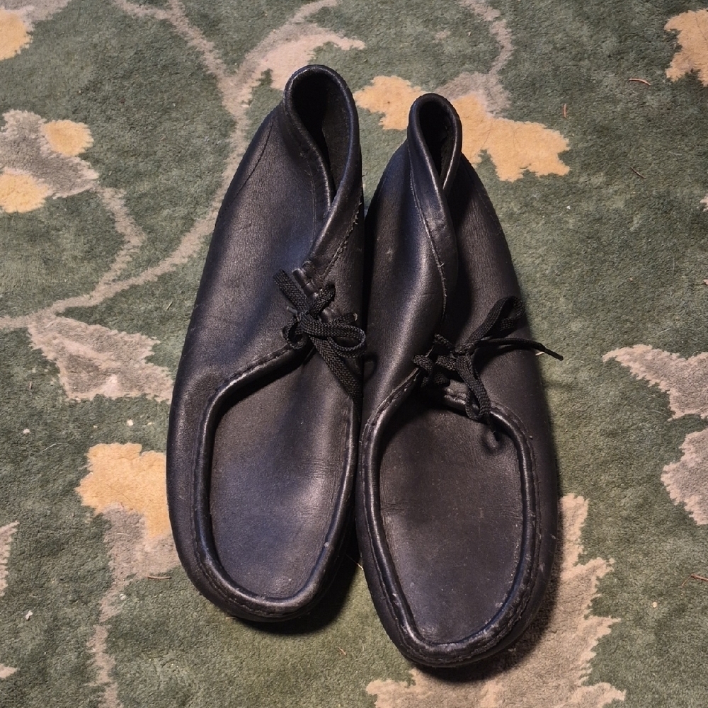 Clarks Black Chukka Boots